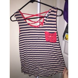 Striped tank top