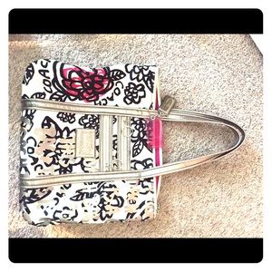 Coach Poppy graffiti bag