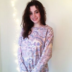 Paisley Oversized Sweatshirt