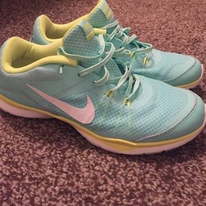 Neon Nike Tennis Shoes