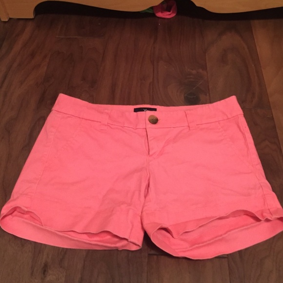 Neon pink shorts