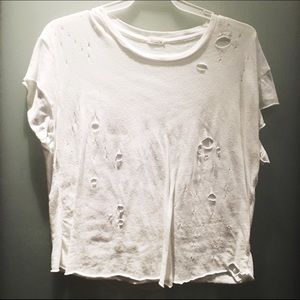 Brandy Distressed Tee😜