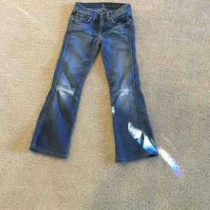 Dark blue kids jeans