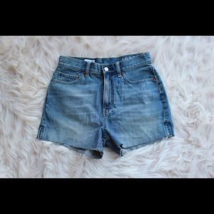 Gap High Waisted Cut Off Shorts
