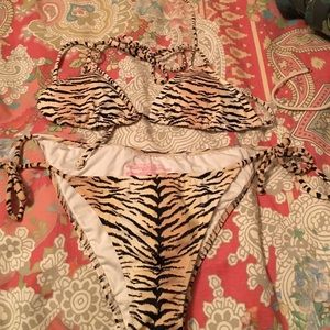 Victoria secret tiger print bikini