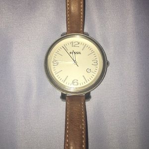 Leather band Fossil watch
