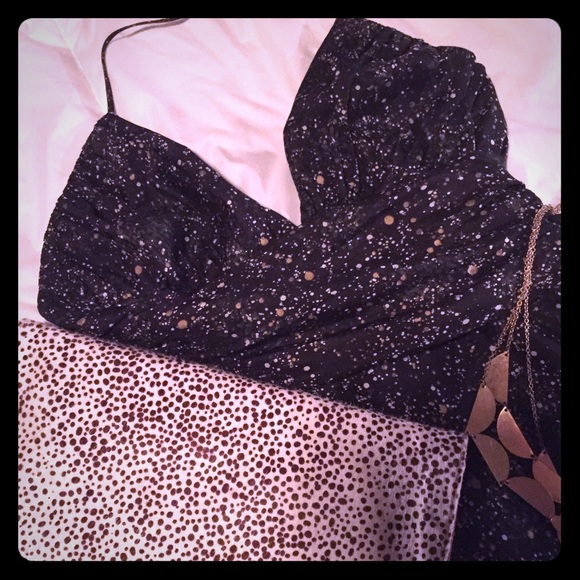 Express Black Halter Dress