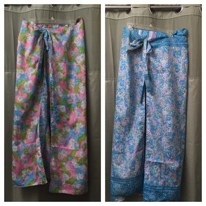 Earthbond Pants - Earthbound silk wrap pants plus made in India Earthbond Pants - Earthbound silk wrap pants plus made in India