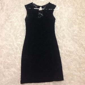 Black Lace Cocktail Dress