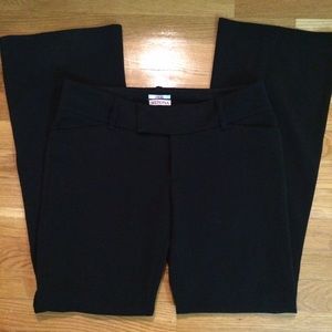 Wide leg trouser pants