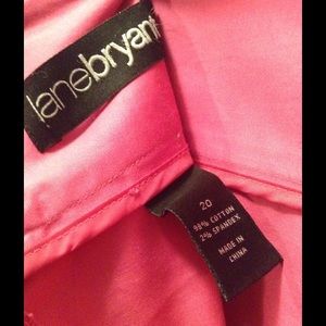 Hot pink pencil skirt