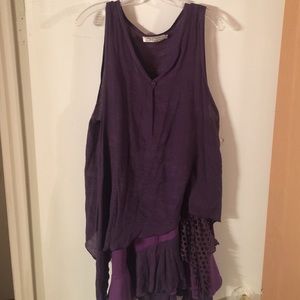 Purple 2 piece dress