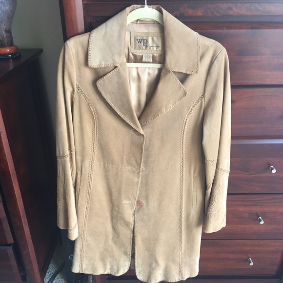 Beautiful Weather Proof suede spring jacket.