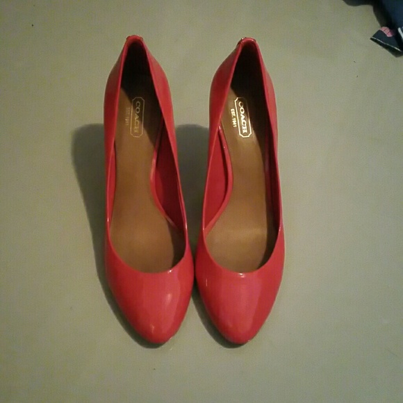 Coach pink shoes