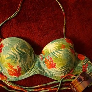 Never Worn Tropical Bikini Top