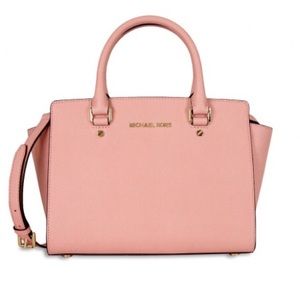 MICHAEL KORS
Selma Saffiano Satchel - Pale Pink