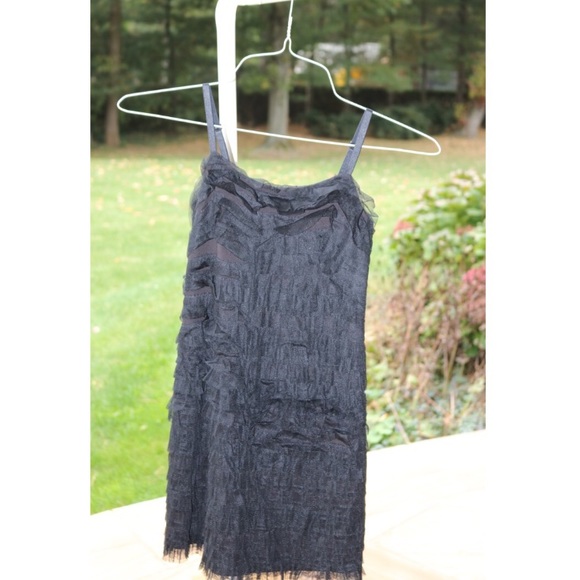 SUPER CUTE BLACK CHILDRENS RUFFLE DRESS!!!!!! - Picture 1 of 1