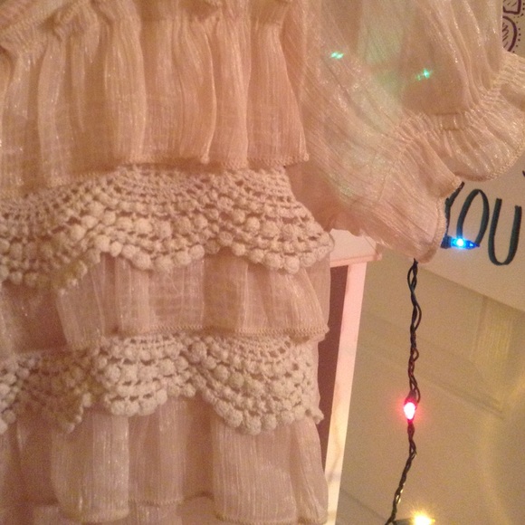 Sheer Lace Blouse - Picture 2 of 3