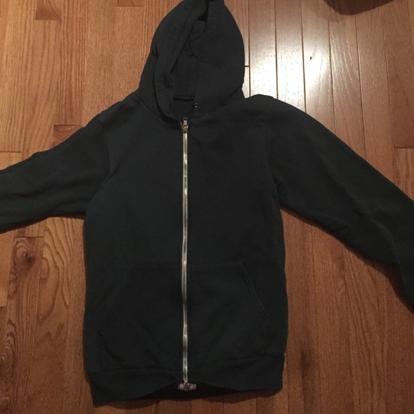 American apparel zip up - green