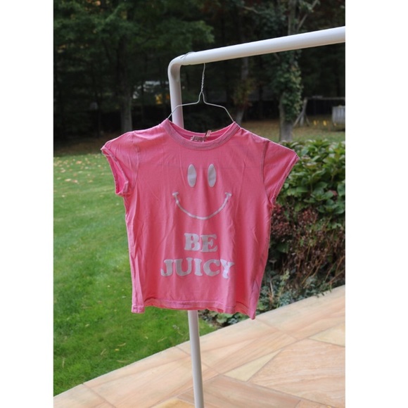 JUICY COUTURE PINK CHILDRENS T-SHIRT #BEJUICY !!!! - Picture 1 of 1
