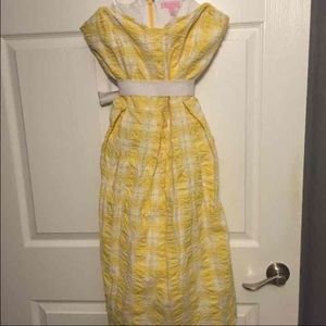 Lilly Pulitzer strapless dress