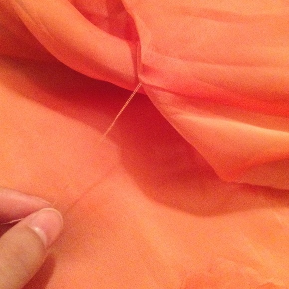 Orange Floral Lucy & Co. Dress - Picture 3 of 4