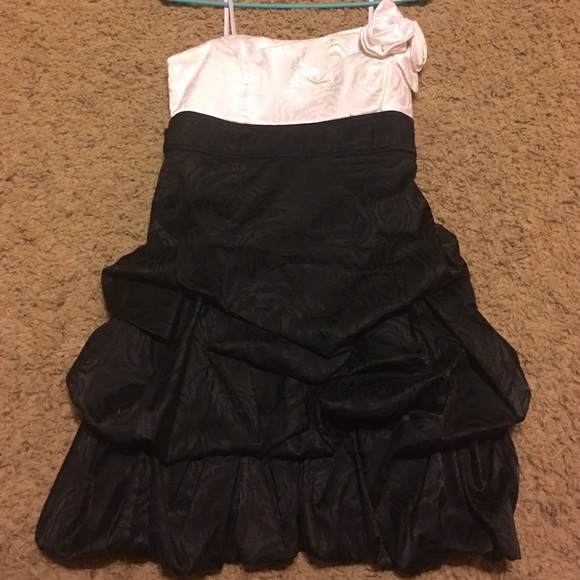 Black and white dress