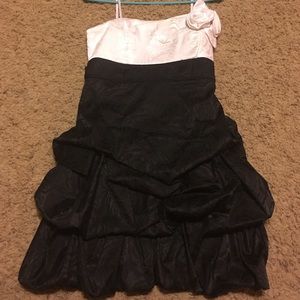 Black and white dress