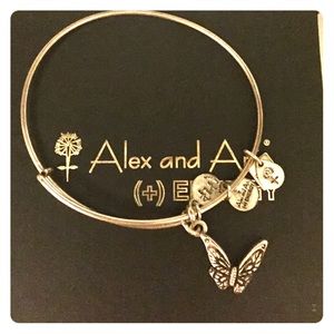 Alex and Ani Bufferfly Bracelet