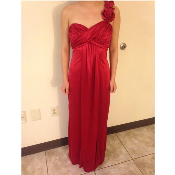 Size XS/00 Red Prom Dress/Night Gown
