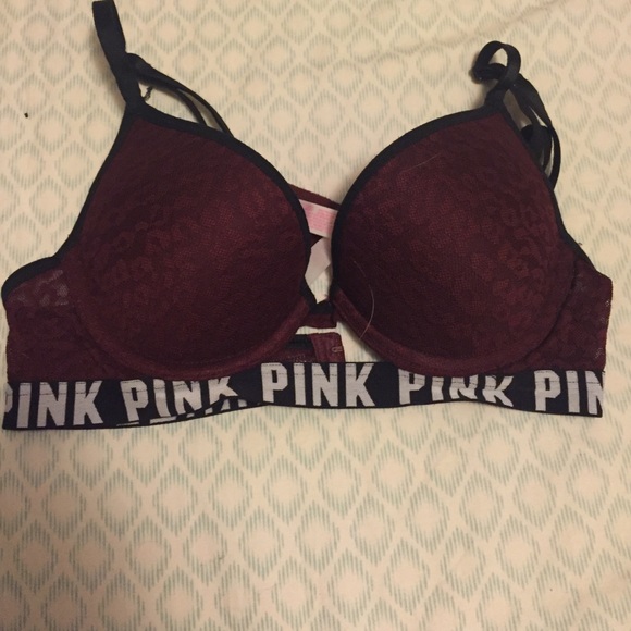 PINK maroon bra!
