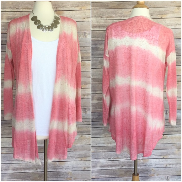 Boutique label Tops - Pink & cream cardi S M L