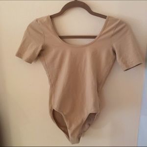 AA Cotton Spandex Short Sleeve Bodysuit (SOLD)