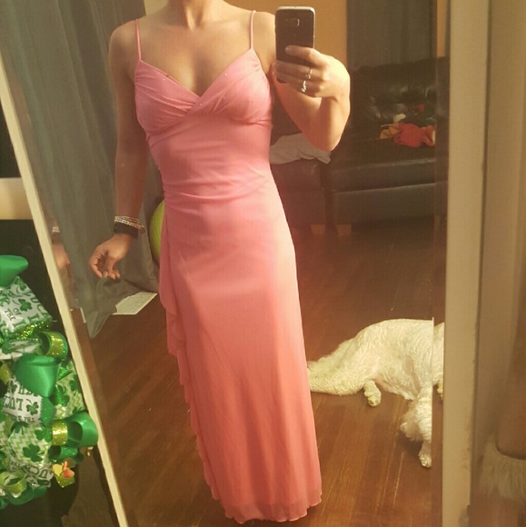 Dress salmon pink