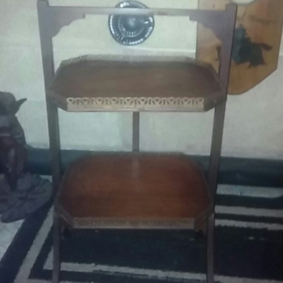 Ferguson Brothers 1940 Mahogany 2Tier Table
