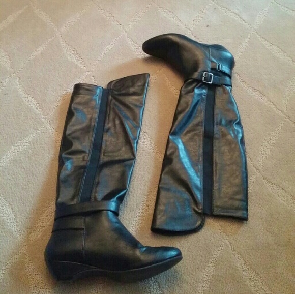 Madden Girl Zilch OTK Boots - Size 8