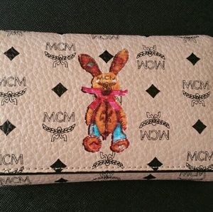 MCM RABBIT Medium Trifold Wallet