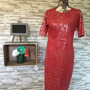 LuLaRoe Julia size Medium. New with Tags.
