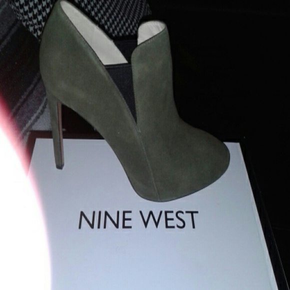 Suede booties