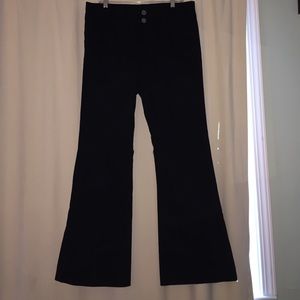Kut from the Kloth Brand Black Trouser Flare Jeans