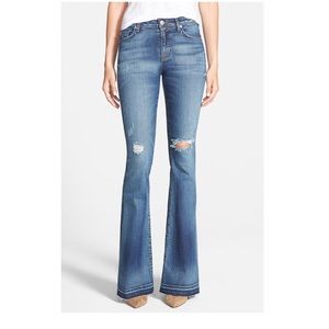 Hudson 'Mia' Mid Rise Flare Jeans (Beaudry)