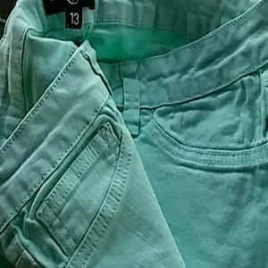 Cello Skinny Jeans Aqua colored