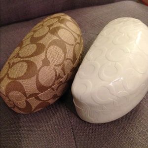 (Two) Coach Eyewear Hard Cases.