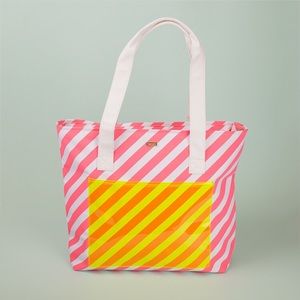 NWT Ban.do Ticket Stripe Cooler Bag 👛