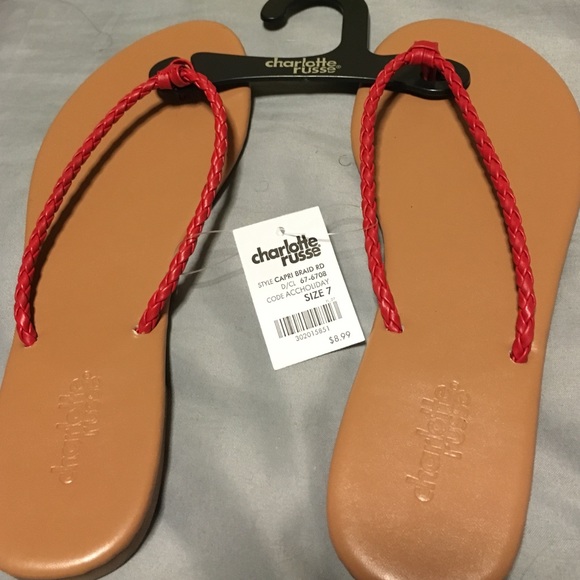 Charlotte Russe flip flops.