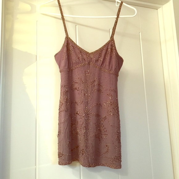 Abercrombie and Fitch beaded tank