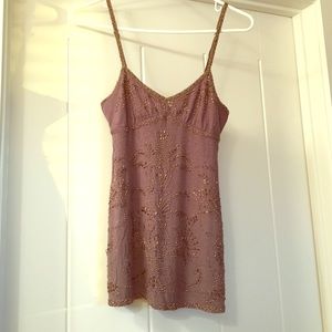 Abercrombie and Fitch beaded tank