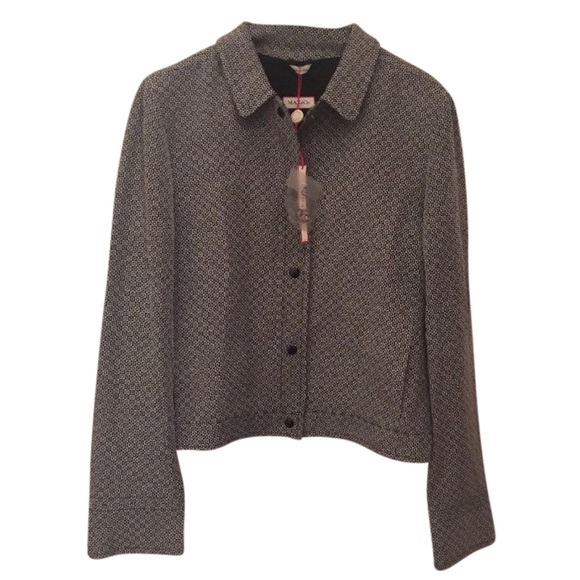 Max & Co Grey Pattern Blazer 4 6