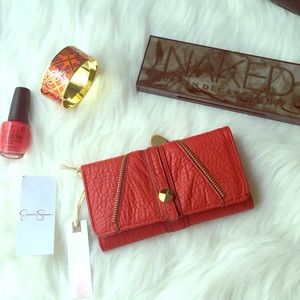 Red Jessica Simpson Wallet