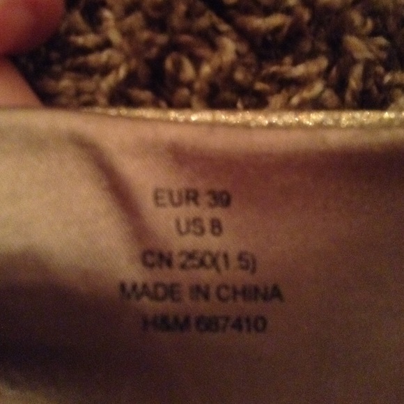 H&M Glittery Bow Flats - Picture 4 of 4